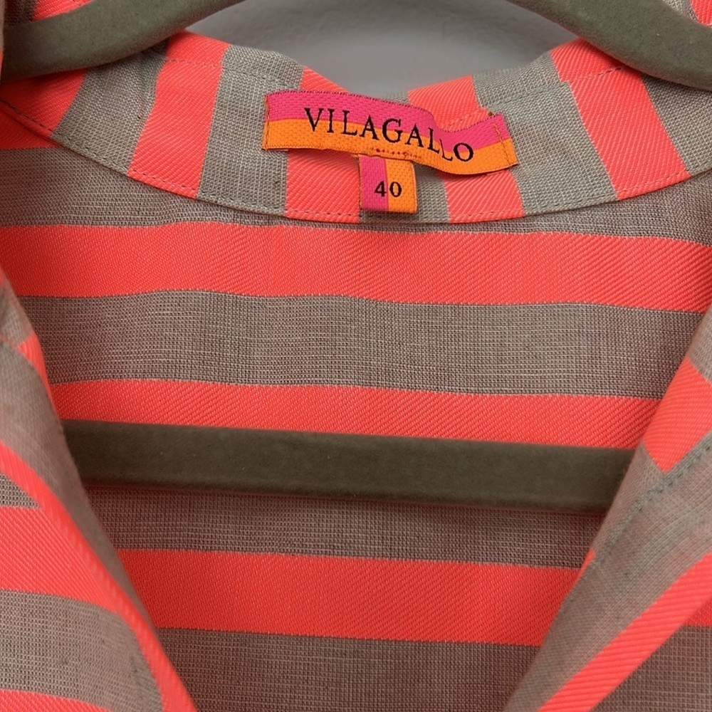 Vilagallo Striped Sleeveless Dress - Picture 2 of 9